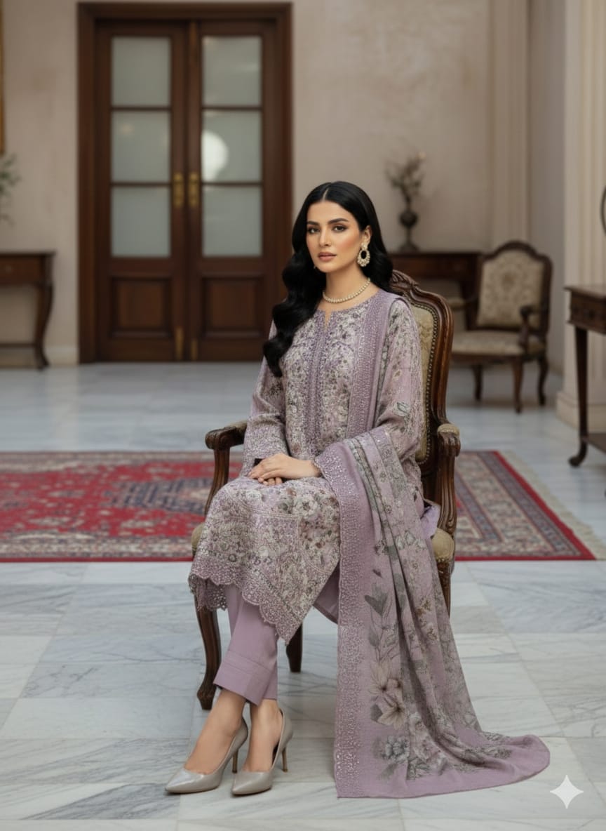 IZNIK La Bella – VOL 2 Unstitched 3-Piece