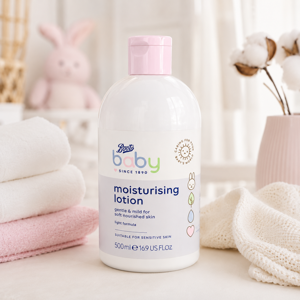 boots baby moisturising lotion since 500ml 1890