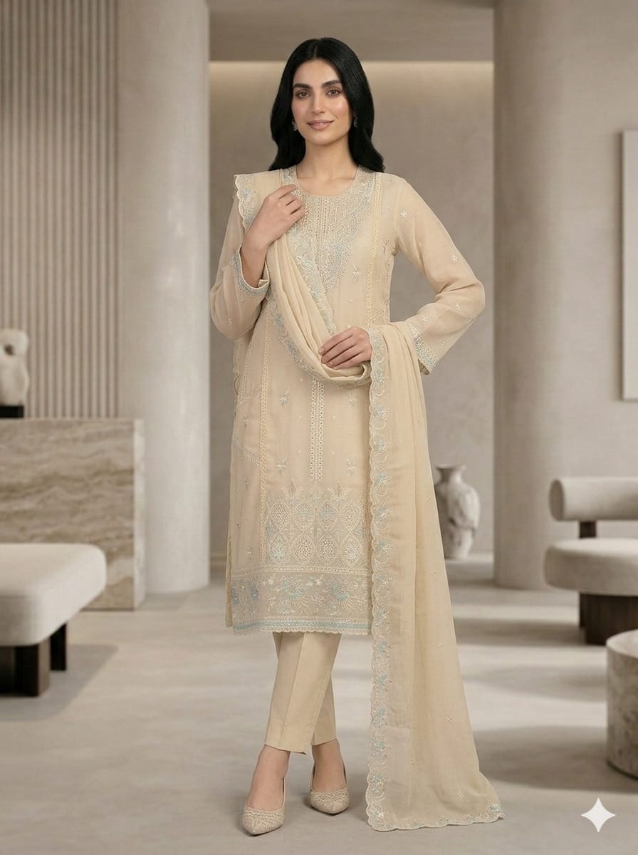 JIHAN – Unstitched 3-Piece
