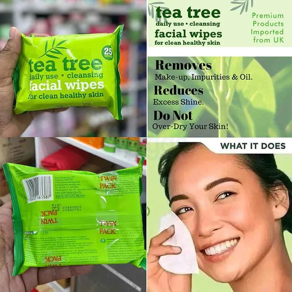 Tea Tree Facial Wipes