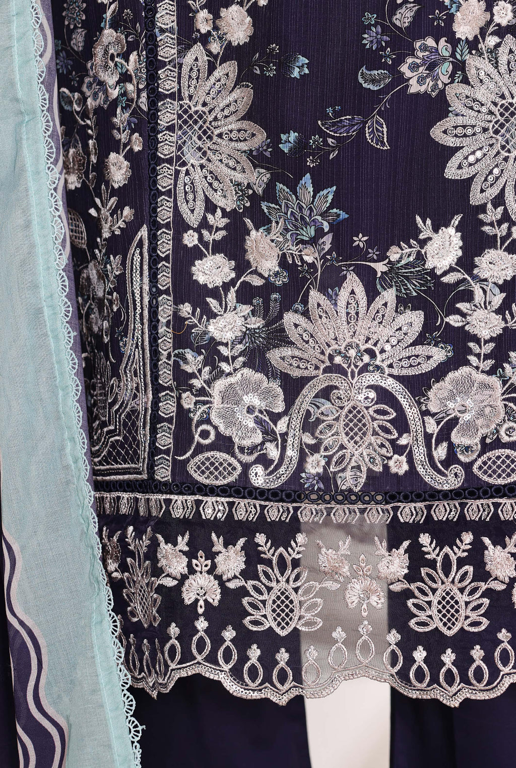 Sadabahar Signature Festive Collection (stitched) - Midnight Bloom