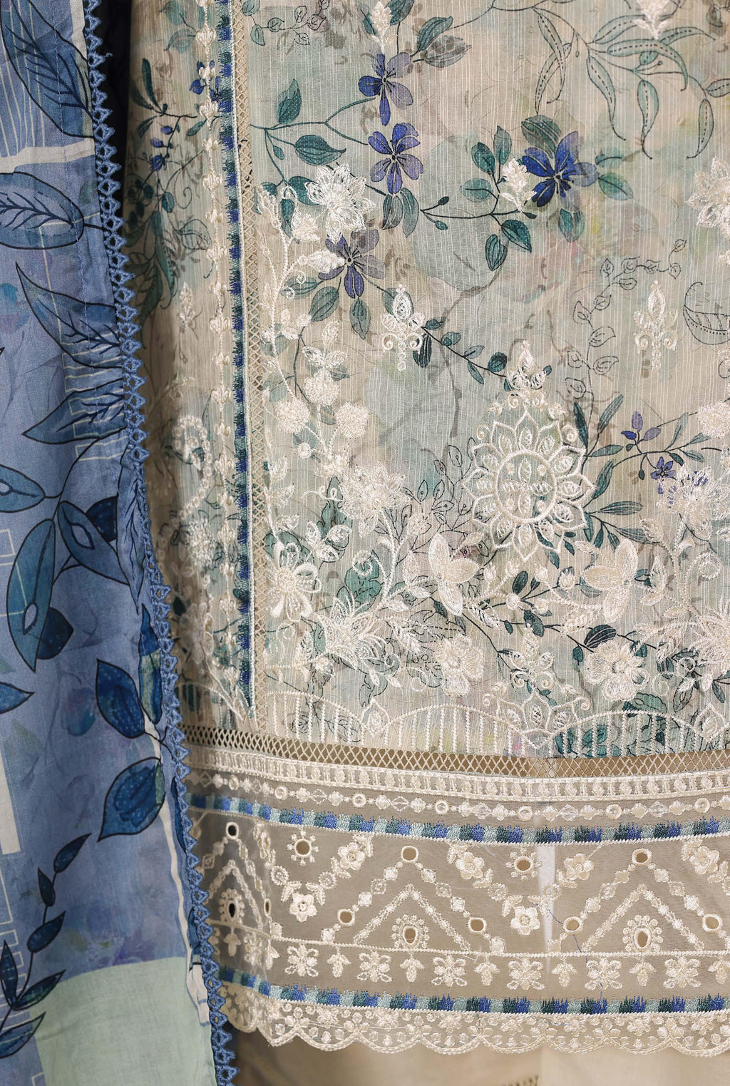 Sadabahar Signature Festive Collection (stitched) - Ivory Garden