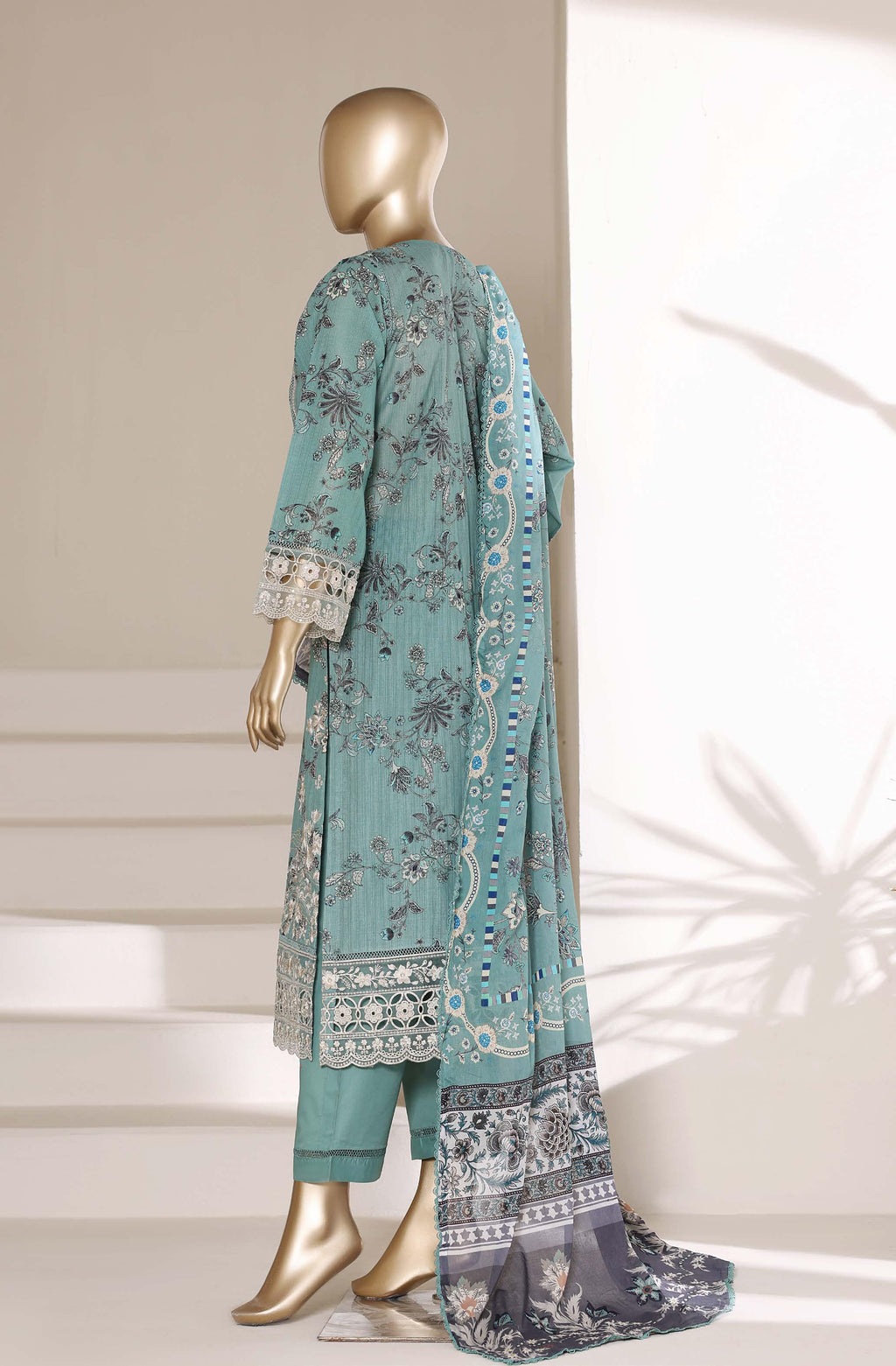 Sadabahar Signature Festive Collection (stitched) - Aqua Serenity