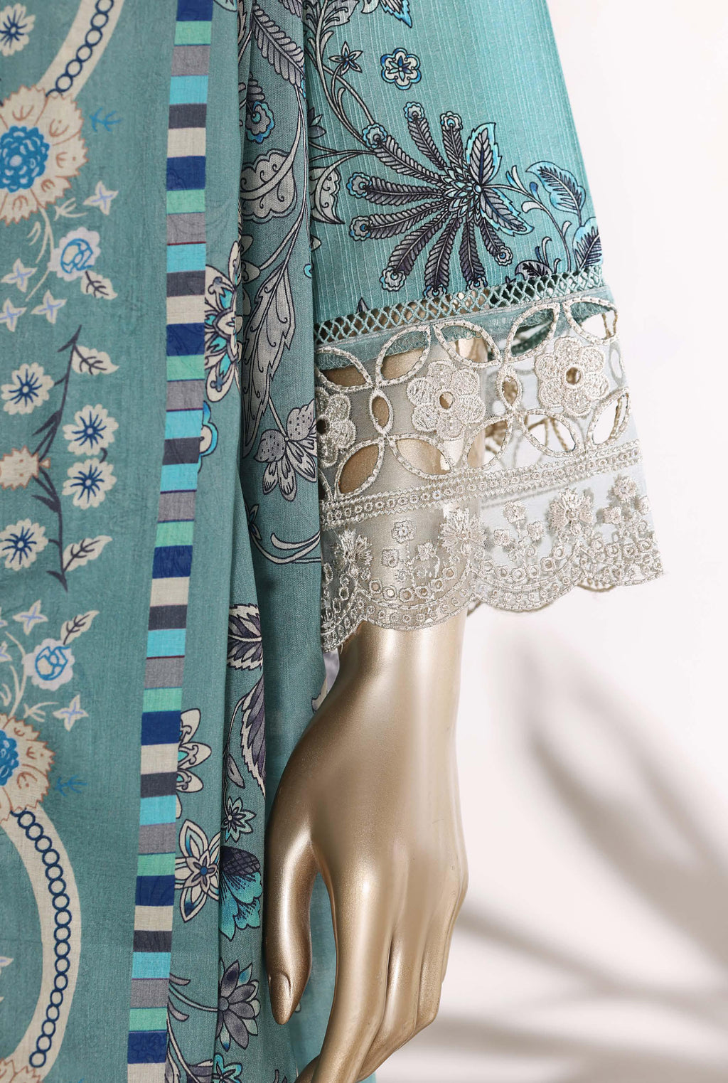 Sadabahar Signature Festive Collection (stitched) - Aqua Serenity
