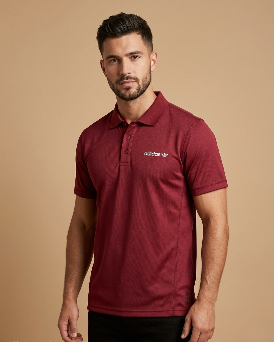 Addidas Polo Maroon