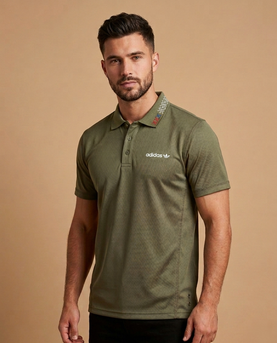 Addidas Polo (Sage Green 💚)