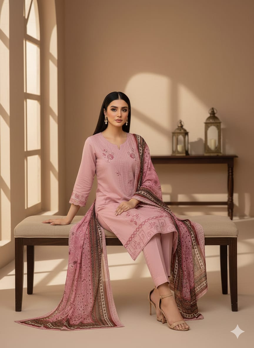 SHILA – Luxury Unstitched 3-Piece