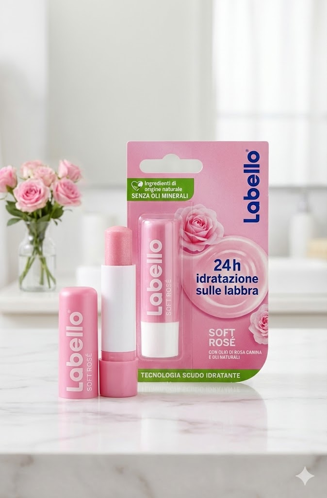 Labello Lip Balm - Soft Rose