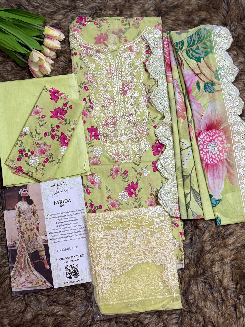 FARIDA By GULAAL – Chikankari Embroidered Lawn Collection